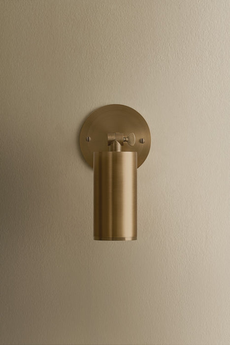 Troy Lighting - B1309-PBR - One Light Wall Sconce - Caleb - Patina Brass