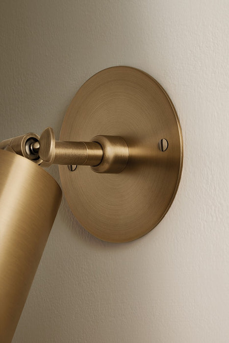 Troy Lighting - B1309-PBR - One Light Wall Sconce - Caleb - Patina Brass