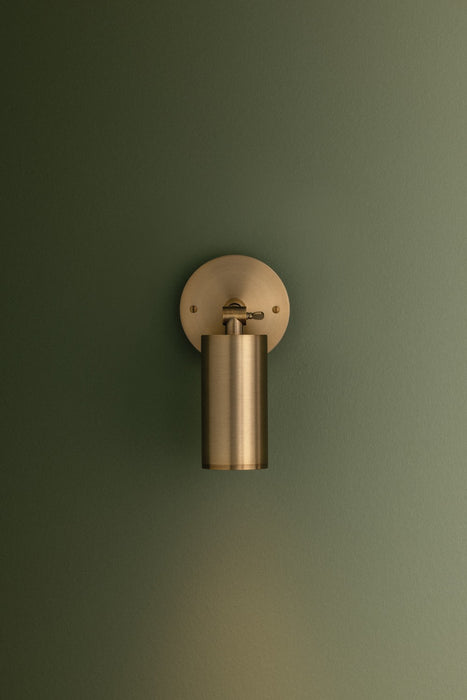 Troy Lighting - B1309-PBR - One Light Wall Sconce - Caleb - Patina Brass