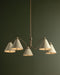 Troy Lighting - F3542-PBR/SSD - Five Light Chandelier - Clive - Patina Brass