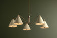 Troy Lighting - F3542-PBR/SSD - Five Light Chandelier - Clive - Patina Brass