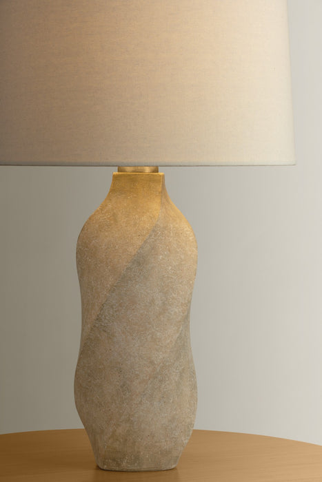 Troy Lighting - PTL7826-VGL/CCM - One Light Table Lamp - Declan - Vintage Gold Leaf