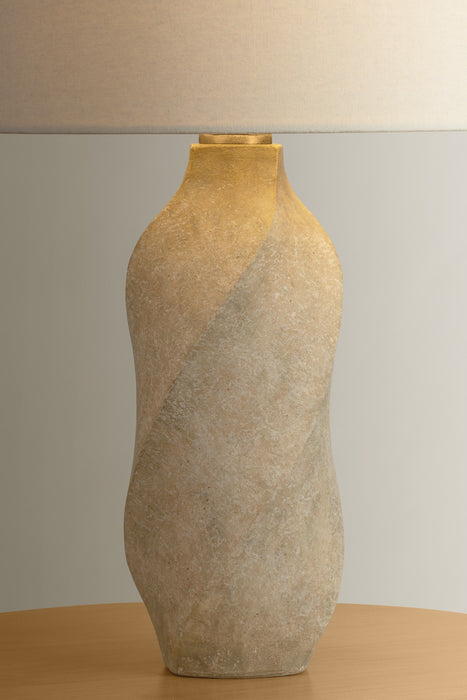 Troy Lighting - PTL7826-VGL/CCM - One Light Table Lamp - Declan - Vintage Gold Leaf