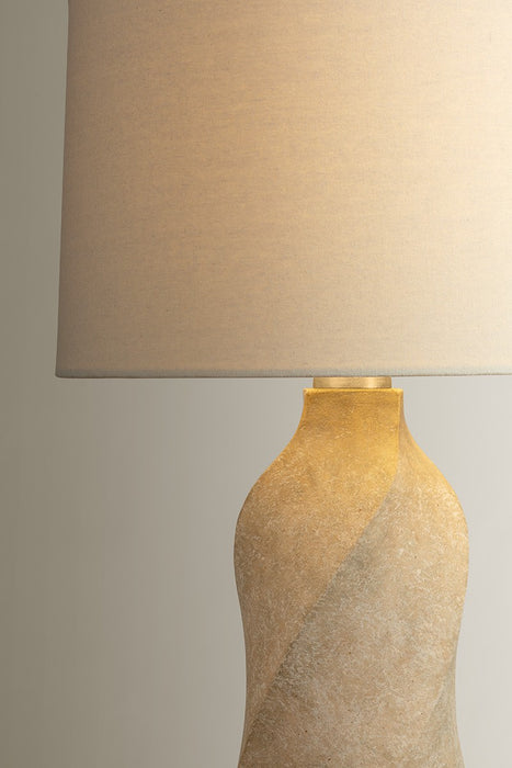 Troy Lighting - PTL7826-VGL/CCM - One Light Table Lamp - Declan - Vintage Gold Leaf