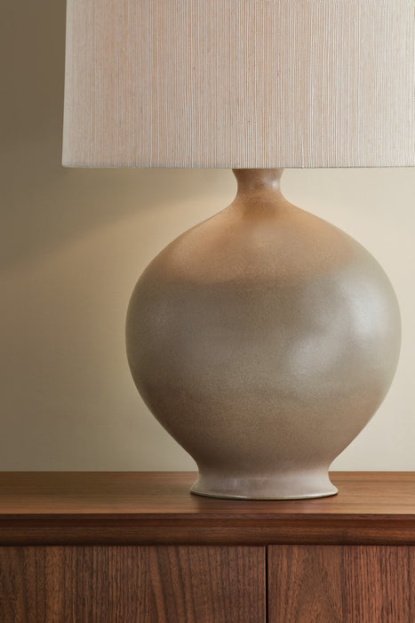 Troy Lighting - PTL3924-PBR/CBH - One Light Table Lamp - Dunsmuir - Patina Brass