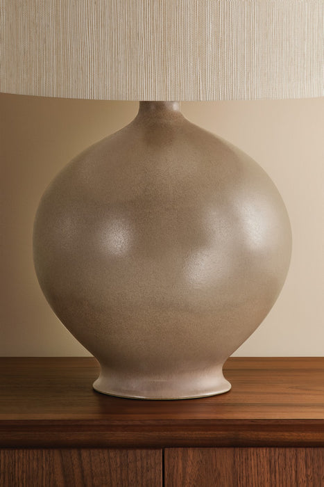 Troy Lighting - PTL3924-PBR/CBH - One Light Table Lamp - Dunsmuir - Patina Brass