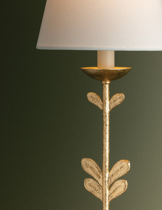 Troy Lighting - PTL4408-VGL - One Light Table Lamp - Florian - Vintage Gold Leaf