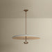 Troy Lighting - F2830-PBR/WTW - LED Pendant - Garth - Patina Brass