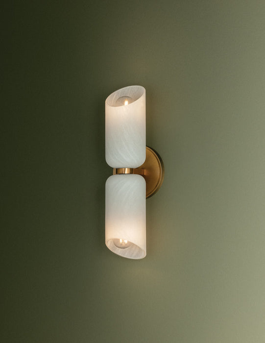 Troy Lighting - B4714-PBR - Two Light Bath and Vanity - Hermann - Patina Brass