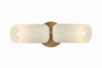 Troy Lighting - B4714-PBR - Two Light Bath and Vanity - Hermann - Patina Brass