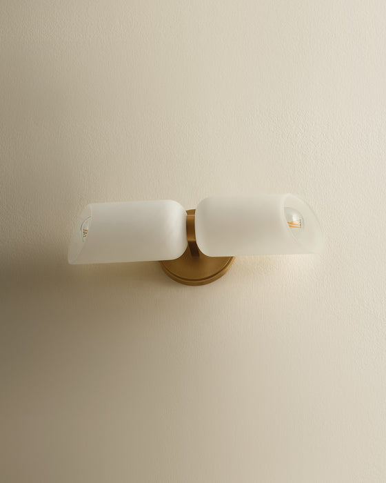 Troy Lighting - B4714-PBR - Two Light Bath and Vanity - Hermann - Patina Brass