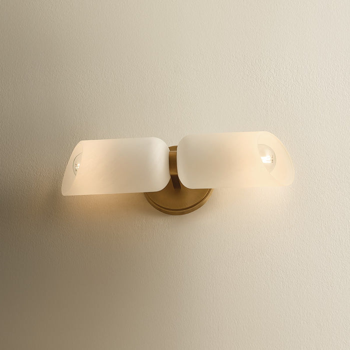 Troy Lighting - B4714-PBR - Two Light Bath and Vanity - Hermann - Patina Brass