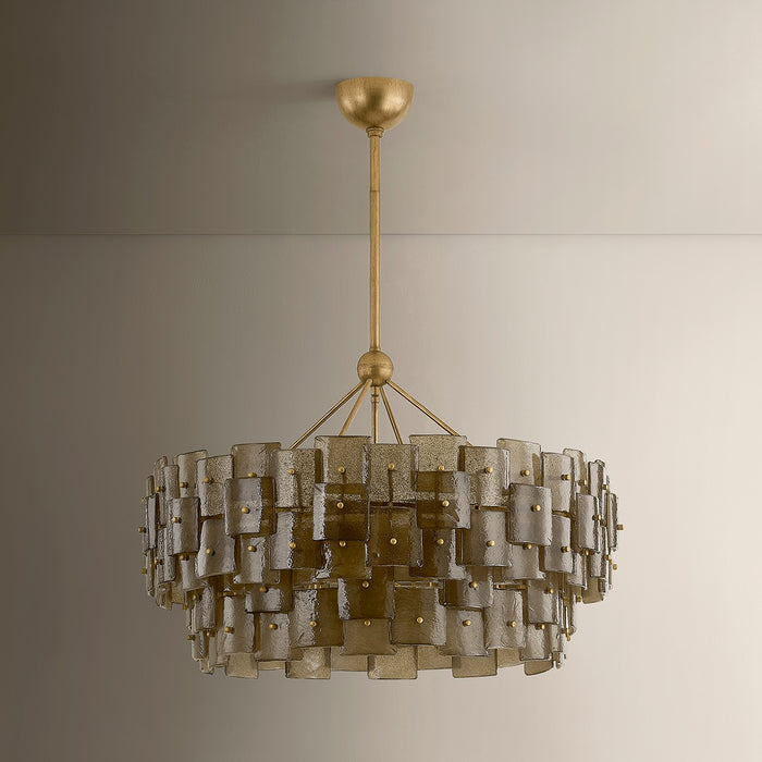Troy Lighting - F2136-PGL - Eight Light Chandelier - Jacik - Patina Gold Leaf