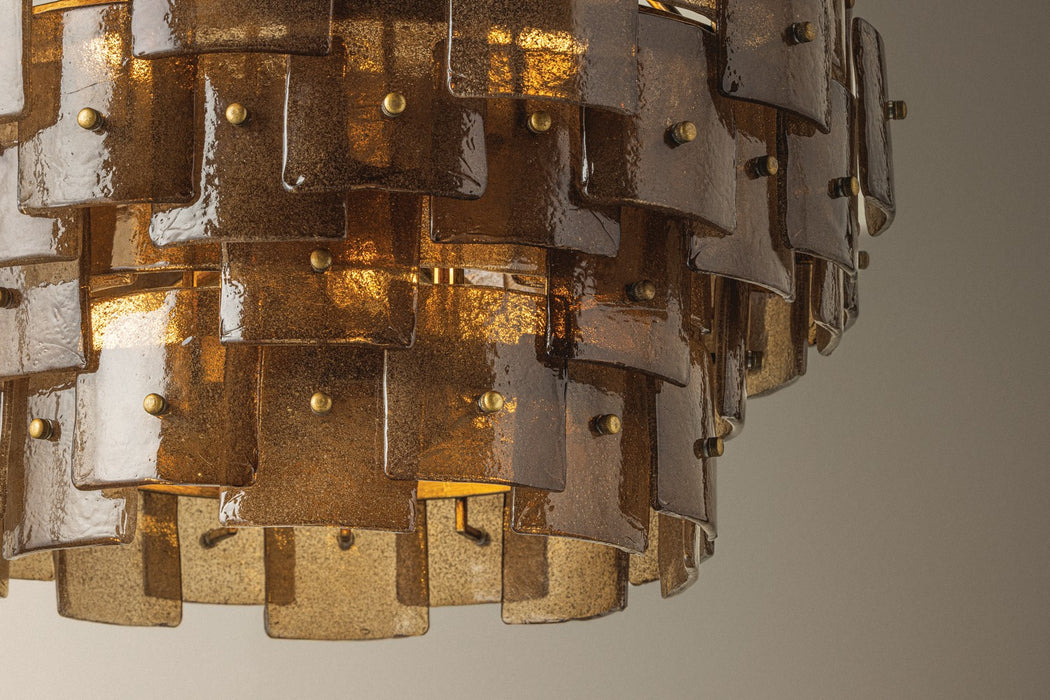 Troy Lighting - F2124-PGL - Six Light Chandelier - Jacik - Patina Gold Leaf