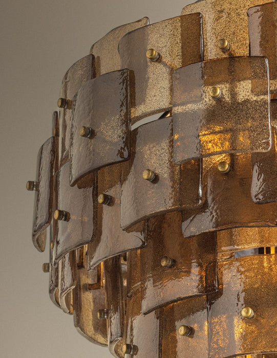 Troy Lighting - F2124-PGL - Six Light Chandelier - Jacik - Patina Gold Leaf