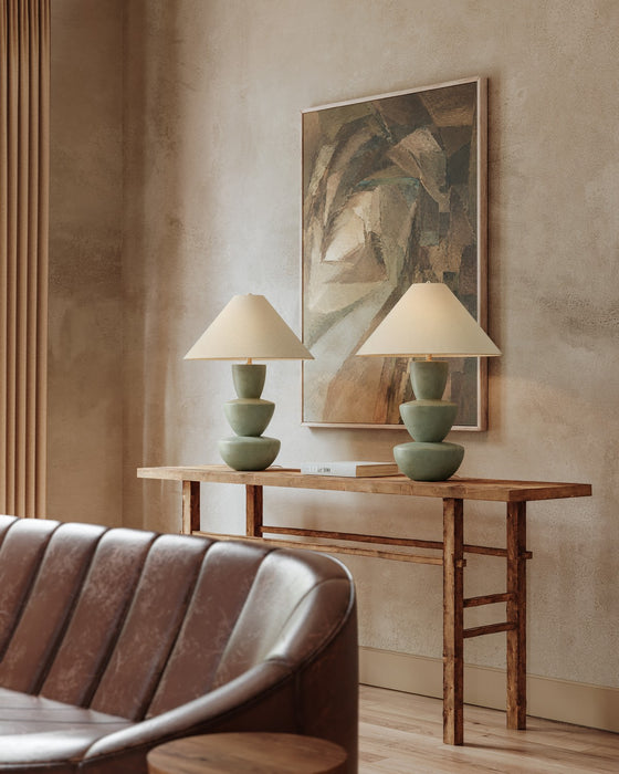 Troy Lighting - PTL4227-PBR/COM - One Light Table Lamp - Kamas - Patina Brass