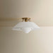 Troy Lighting - C8422-PBR - One Light Semi Flush Mount - Otto - Patina Brass