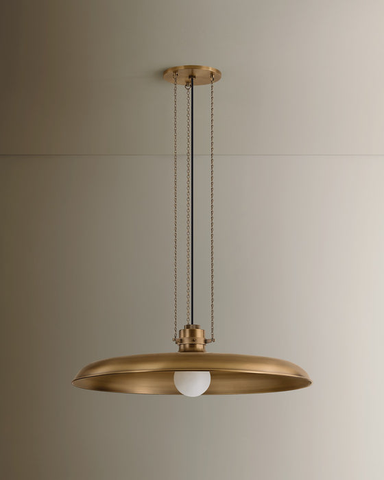 Troy Lighting - F3233-PBR - One Light Pendant - Rainhill - Patina Brass