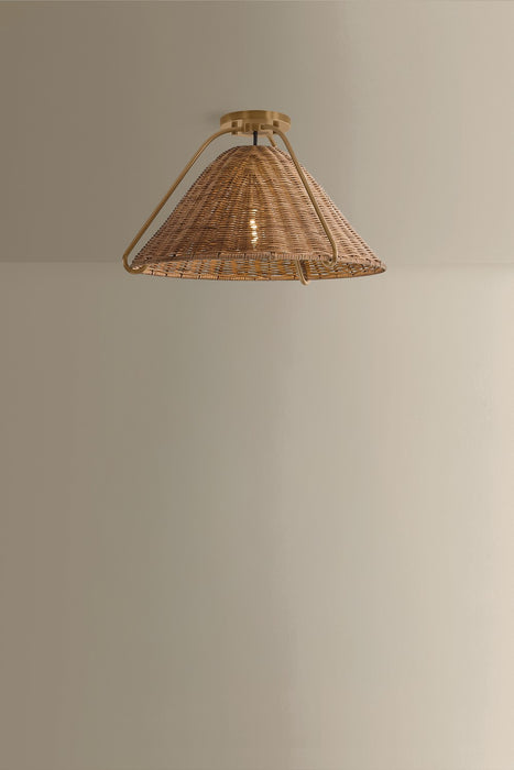 Troy Lighting - F4318-PBR - One Light Pendant - Richard - Patina Brass