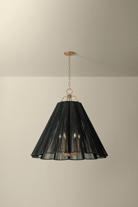 Troy Lighting - F3436-PGL - Six Light Chandelier - Sonoma - Patina Gold Leaf