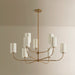 Troy Lighting - F3042-PBR - Nine Light Chandelier - Teddy - Patina Brass
