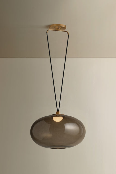 Troy Lighting - F6818-PBR - LED Pendant - Walz - Patina Brass