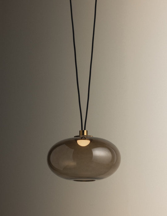 Troy Lighting - F6814-PBR - LED Pendant - Walz - Patina Brass