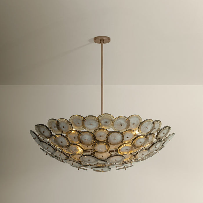Troy Lighting - F5240-PBR - 14 Light Chandelier - Wassama - Patina Brass