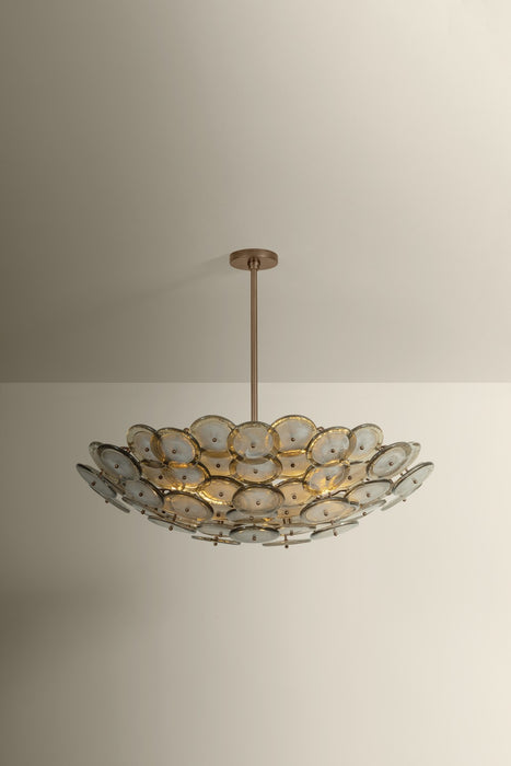 Troy Lighting - F5232-PBR - Eight Light Chandelier - Wassama - Patina Brass