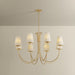 Troy Lighting - F5740-VGL - Eight Light Chandelier - Weiland - Vintage Gold Leaf