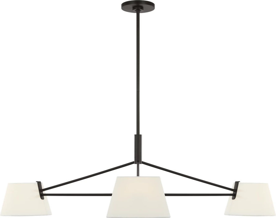 Visual Comfort Studio - SCRJCH198AIWL - Three Light Chandelier - Hale - Aged Iron