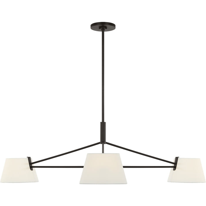 Visual Comfort Studio - SCRJCH198AIWL - Three Light Chandelier - Hale - Aged Iron