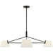 Visual Comfort Studio - SCRJCH198AIWL - Three Light Chandelier - Hale - Aged Iron