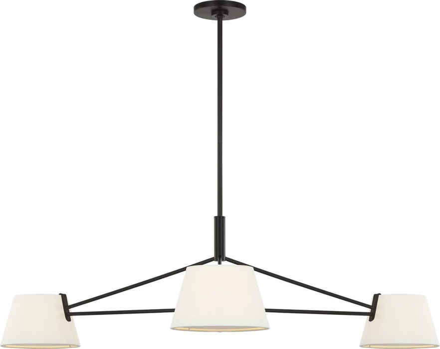 Visual Comfort Studio - SCRJCH198AIWL - Three Light Chandelier - Hale - Aged Iron