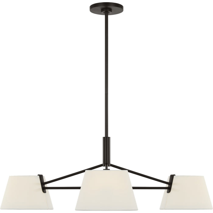 Visual Comfort Studio - SCRJCH194AIWL - Three Light Chandelier - Hale - Aged Iron