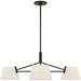 Visual Comfort Studio - SCRJCH194AIWL - Three Light Chandelier - Hale - Aged Iron