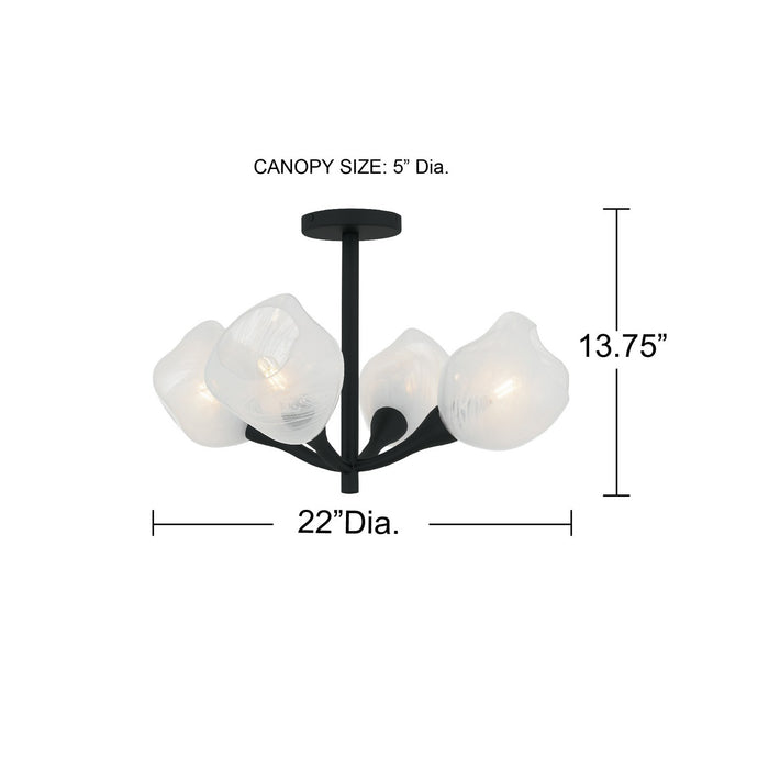 Quoizel - ADEL1722OI - LED Semi-Flush Mount - Adelyn - Oil Rubbed Bronze