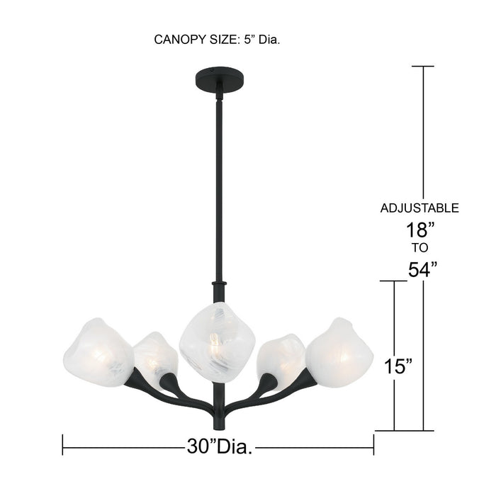 Quoizel - ADEL5030OI - LED Chandelier - Adelyn - Oil Rubbed Bronze