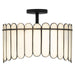 Quoizel - ANN1816MBK - Three Light Pendant - Annabelle - Matte Black