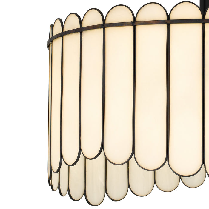 Quoizel - ANN2824MBK - Four Light Pendant - Annabelle - Matte Black