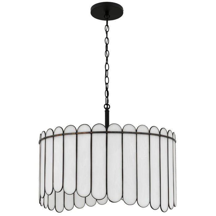 Quoizel - ANN2824MBK - Four Light Pendant - Annabelle - Matte Black