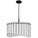 Quoizel - ANN2824MBK - Four Light Pendant - Annabelle - Matte Black