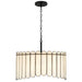 Quoizel - ANN2824MBK - Four Light Pendant - Annabelle - Matte Black