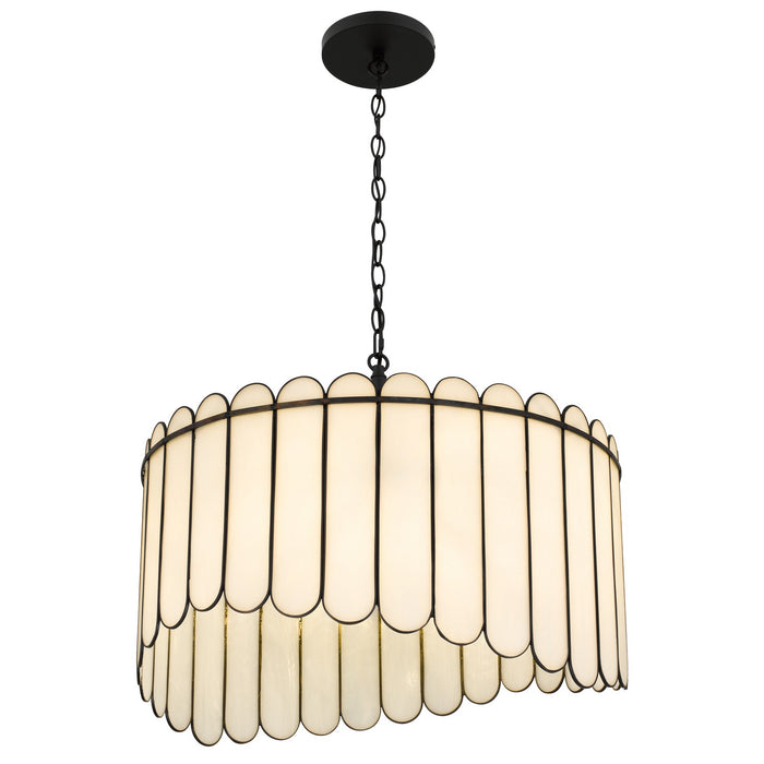 Quoizel - ANN2824MBK - Four Light Pendant - Annabelle - Matte Black