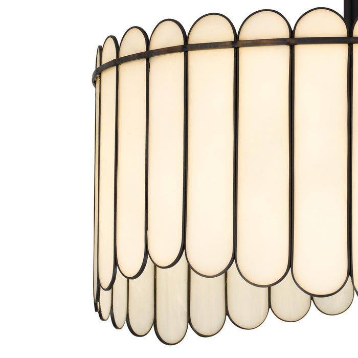 Quoizel - ANN2824MBK - Four Light Pendant - Annabelle - Matte Black