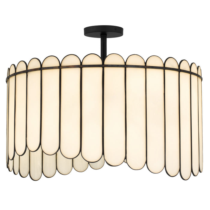 Quoizel - ANN2824MBK - Four Light Pendant - Annabelle - Matte Black