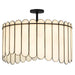 Quoizel - ANN2824MBK - Four Light Pendant - Annabelle - Matte Black