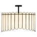 Quoizel - ANN2824MBK - Four Light Pendant - Annabelle - Matte Black