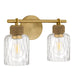 Quoizel - BTC8614BRG - Two Light Vanity - Baltic - Brushed Gold