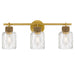 Quoizel - BTC8624BRG - Three Light Vanity - Baltic - Brushed Gold